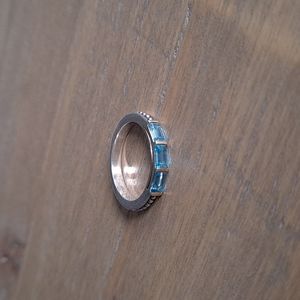 Authentic Lagos Lue Topaz ring.  Measures 7 on sizer.
